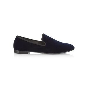 Giuseppe Zanotti Men's Blue Velvet Slip-On Loafers